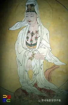 무위사 극락전 백의관음도