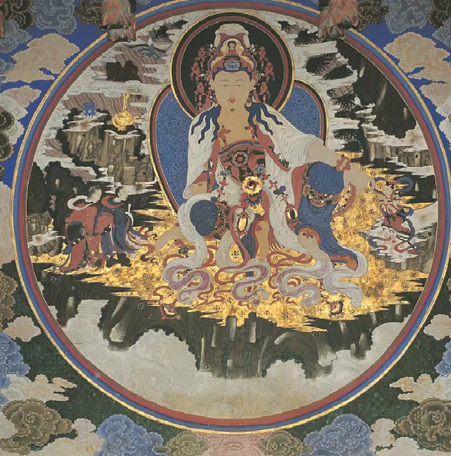 범어사 관음전 백의관음보살도