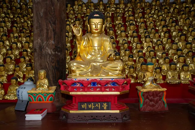 공주 마곡사 영산전 목조칠불좌상 및 복장유물